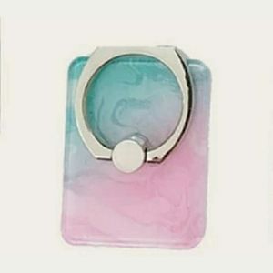 Blue & Pink Marble Phone Ring Holder